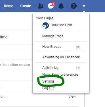 facebook settings